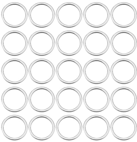 UNICRAFTALE 100Stk Runde Verbindung Ring 12mm Edelstahl Kreisrahmen Verbindungs Anhänger Ohrring Verbindungsring Schmuck Verbinder Charms Für Armband Halskette Schmuckherstellung