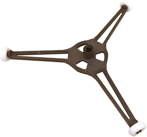 Microwave Plattenhalter mit 3 Rollen Roller,Mikrowelle Drehring Mikrowellen Drehkreuz Plattenspieler, Universal Mikrowelle Drehteller Stützständer,Universal-Drehteller,Triple Arm Microwave Roller Rack