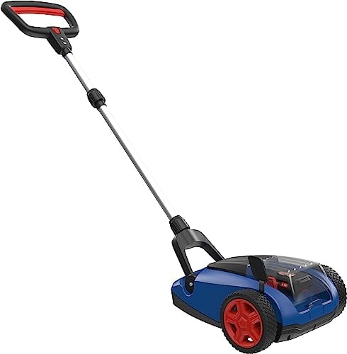 Güde ERM 18-201-30 - Cortacésped con batería (18 V, Serie Brushless Series, 21 cm de Ancho de Corte, 3 Posiciones Central. Altura de Corte: 25 – 48 mm, Incluye batería de 2 Ah y Cargador rápido de 1