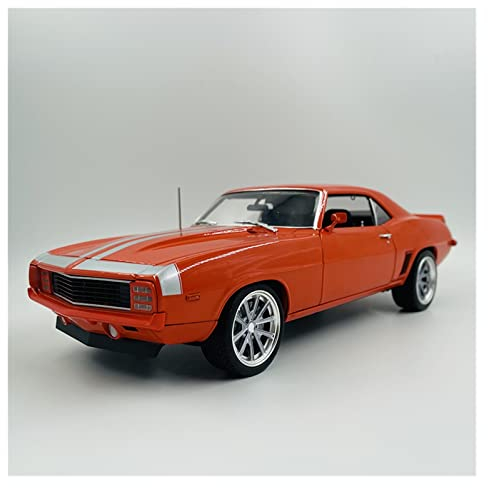 LANUVA 1/18 Für 1969 Camaro Restomod Street Fighting Muscle Car Modell Klassische Sammlerstücke