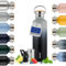Blumtal Thermos - Bouteille en acier inoxydable à double paroi, sans BPA et isolante - Bouteille en acier inoxydable - Bouteille de thé - Gourde thermique - Gourde de sport,500ml,Gris & Noir