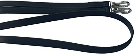 MJH Wasser Feste Zügel 16mm breit vernäht versch. Farben & Längen (schwarz, 1,60m)