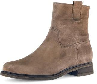 Gabor Damen Ankle Boots, Frauen Stiefeletten,Moderate Mehrweite (G),Winterstiefeletten,Booties,halbstiefel,nut (Flausch),40.5 EU / 7 UK