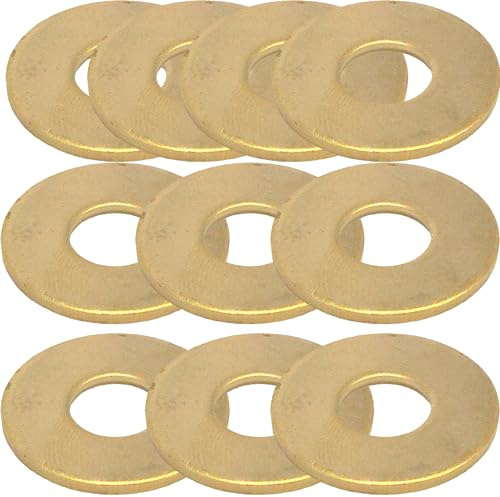 M6 x 18mm Brass Penny Washers DIN9021 (Pack of 10)
