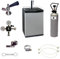 Komplett Set - Fasskühlschrank, Zapfkühlschrank (Bierbar) - inkl. Schanksäule und Kompensatorhahn, Zapfkopf - KeyKeg