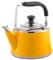 zishuo shop Kettles, Yellow Whistlitea Kettle, Stainless Steel Tea Kettle for Stove Top Loud Whistle Kettle for Tea, Coffee, Milk Foriversal Base for Induction Gas/Yellow/1.5L