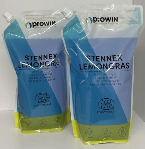 proWIN STENNEX LEMONGRAS 1,5 L Nachfüllbeutel - Doppelpack - 2x1500ml