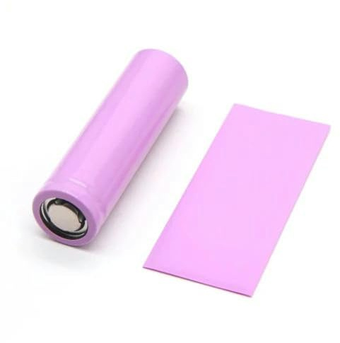 18650/26650/21700 PVC Tubo termorestringente Batteria FilmTape Manicotto termorestringente pretagliato Tubo Proteggi Copertura Tubo per Batterie Wrap-Rosa-18650 Film-20 pezzi
