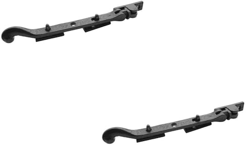 2 Pack Antique Black Casement Stay 250mm for Windows - Window Peg Bar