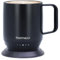 THERMACUP Self-Heating Coffee Mug with 5 Temperature Settings, Industry-Leading 8-Hour Battery, 12oz with Lid (14oz Capacity), Midnight Black