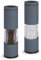 TLYSXPRO Salt and Pepper Grinder Set with Adjustable Coarseness | Manual Pepper Mill Grinder with Refillable Design | Ceramic Core | Kitchen Essential (2 Packs, Blue-Grey)