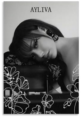 Ayliva Poster Muaic Vintage Singer Poster Für Zimmer, Ästhetische Leinwand-Wandkunst, Schlafzimmer-Dekor Poster 16x24inch(40x60cm)