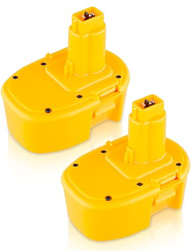 2 Pack 14.4V 4.8Ah Ni-MH Replacement for Dewalt Battery Compatible with Dewalt 14.4V Battery DC9091 DC9099 DW9096 DW9095 DE9091 DE9094 DW9091 Cordless Power Tools
