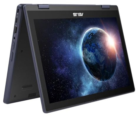 ASUS BR1102F-CS81XA Intel N100 8GB RAM 128GB UFS 11.6 Touchscreen Windows 11 Pro Education 2-in-1 Convertible Laptop