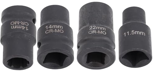 Wakects Precision Brake Caliper Socket Set, 1/2in Drive Socket Kit With1/2in Drive, Ideal for S4 S5 S6 SQ5, Suitable for Brake Jobs on Various Vehicles