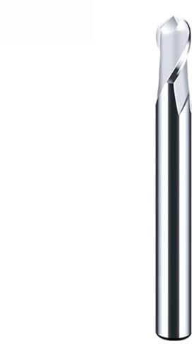 Drehbank Zubehör HRC55 3-Schneiden-Kugelfräser aus Aluminium, Hartmetall, CNC-Werkzeug, Metall- und Stahlfräser(R0.75X4DX50L)