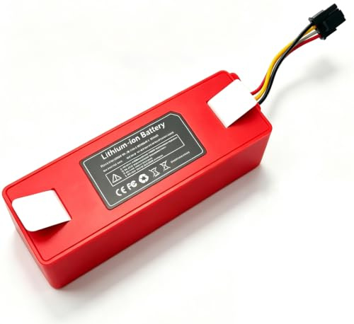 14,4V 6800mAh S5 Akku Ersatz für Xiaomi Roborock Q5, Q7, S4, S5, S6, S7, S50, S51, S55, S60 staubsauger, Mi Roboter Akku für Xiaomi Mijia