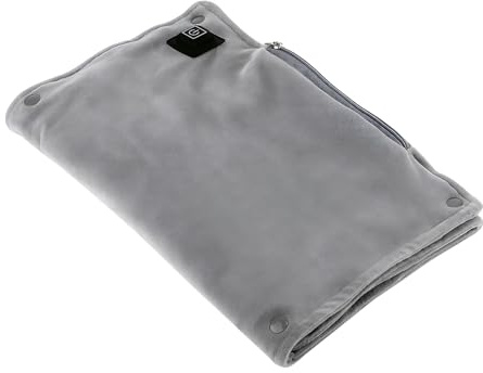 Chauffe-mains et Pieds Pliable Coussin Chaud - USB Bouillotte 3 modes en Graphène surface Flanelle Lavable travail avec Banque d'Alimentation (non Inclus) pour Bureau Voyage