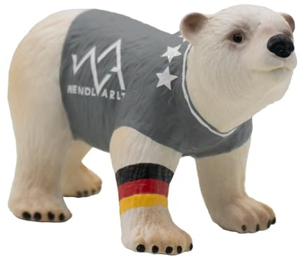 Bullyland Eisbär BÄRnie Spielzeug Figur, 8,5 cm, ab 3 Jahren | Detailgetreu, PVC frei, Für Dekoration und Sammler 99000