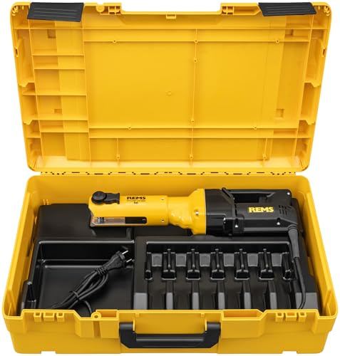 REMS Power-Press SE Basic-Pack XL-Boxx (elektrische Radialpresse, zur Herstellung von Pressverbindungen, Presszange, Presswerkzeug) 572113 R220