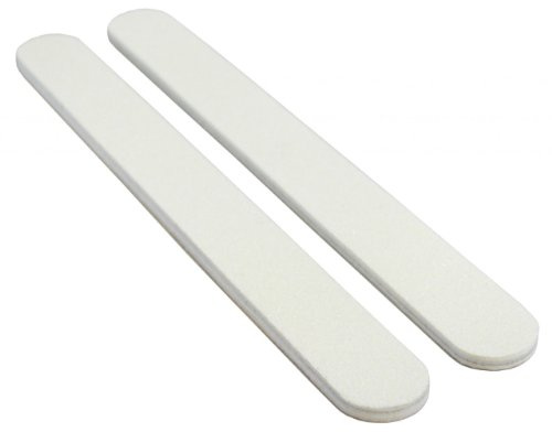 White 80/80 Washable Nail File 12 Pack by Nail File Guru