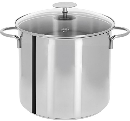 Cristel - M22M - Marmite inox 22cm + couvercle- Collection Mutine