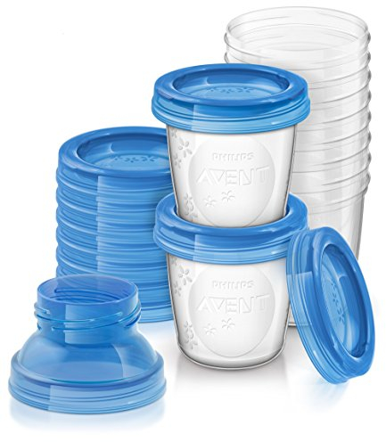 Avent Pots de Conservation Lait Maternel Réutilisables 10 x 180ml
