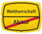 Amscan 3770501 - Junior Shape Folienballon Abitur - Weltherrschaft, circa 43 x 30 cm, Heliumballon