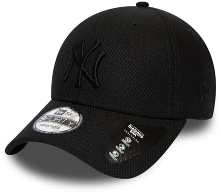 New Era New York Yankees MLB Diamond Era Schwarz Verstellbare 9Forty Cap - One-Size