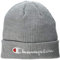 Champion Unisex-Erwachsene Mütze mit Logo Winter-Hut, Meliert, Grau, Einheitsgröße