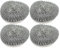 Esponja de alambre de acero inoxidable para sartenes, paquete de 4, estropajos de metal para limpieza de platos, estropajo para ollas, almohadilla de exploración