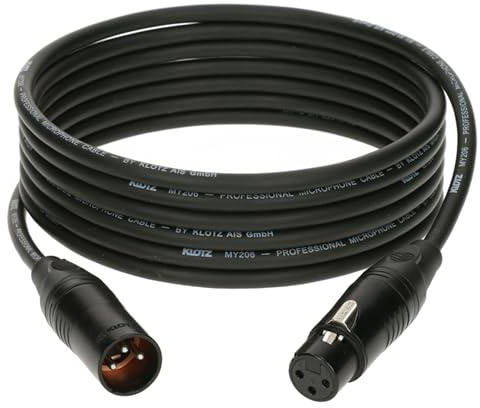 KLOTZ M1KB1FM professionelles mikrofon kabel mit schwarzen XLR von KLOTZ (2m)