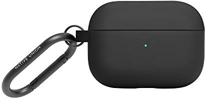 Native Union Roam Case für AirPods Pro – Seidig-Matte Flüssigsilikonhülle – Kompatibel mit AirPods Pro, AirPods Pro 2 (Schwarz)