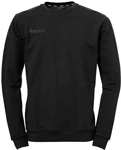 Kempa Herren Training Top Sweatshirt, Schwarz, L EU