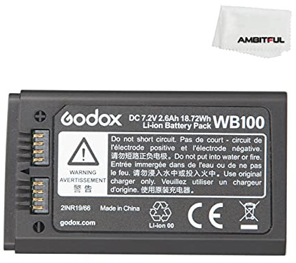 Godox WB100 Li-ion Battery for Godox AD100PRO Flash