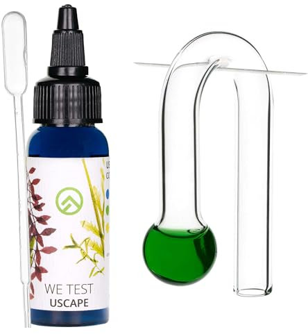 USCAPE CO2 Dauertest HangOn inkl. Testflüssigkeit Set (Dauertest HangOn S + 20mg/L Testflüssigkeit)