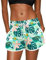 For G and PL Frauen Leicht Boardhose Elastisch Für Surfen Und Bedruck Beach hellgrün L