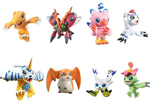 Pack 8 Figuras megahouse Digimon Adventure digicolle! Series Mix Special Edition Gift Set