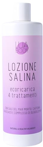 Liquido Bendaggi Anticellulite o Pantalocini 500ml - Trattamento Drenante Sale del Mar Morto e Caffeina - Ecoricarica Bende Drenanti o Pants Snellenti (Ecoricarica 4 Trattamenti)