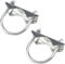 Hsthe Sea 2 PCS Morsetto per Montaggio Antenna in Acciaio Inox bullone a U Hardware di Montaggio Antenna Mast Morsetto V Jaw Staffa Accessori per Antenna Esterna Domestica