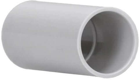 100 Stück Verbindungsmuffe Ø 20x50mm M20 PP für Kunststoff-Stangenrohr grau Voxura