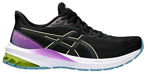 ASICS GT 1000 12 Donna Laufschuhe Schwarz Gelb