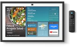 Amazon Echo Show 15 (newest model), Full HD 15.6 kitchen hub for home organization, with built-in Fire TV, Designed for Alexa+