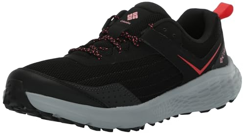 Columbia Vertisol Trail, Scarpe da Trail Running Donna, Black/Salmon Rose, 40 EU