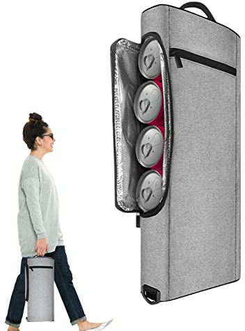 PW TOOLS Bolsas Golf | Manga Cerveza Golf aislada,La Bolsa refrigeración encubierta Cabe en una Bolsa Deportes Golf, la Nevera Golf Tiene Capacidad para 6 latas