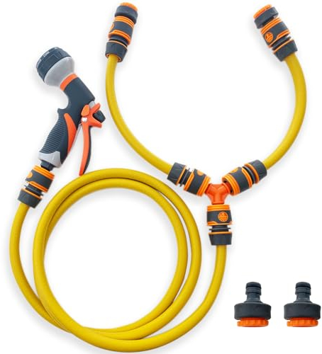 Dog Shower, Hot Cold Mixer Showering Kit, Complete Set for Washing Pets, Soft Feel Quality Fittings, Tap Connectors Included, 1 Year Parts Guarantee