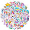 SEGXE 50 Pcs Unicorn Stickers Kids Doodle Sticker Pack, Vinyl Stickers, for Laptop,Wardrobe, Water Bottles, Skateboards, Mobile Phones, Refrigerators, Luggage(Unicorn)