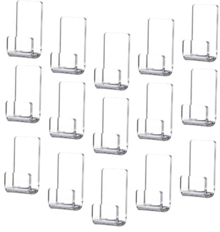 MUCKLILY 15stücke Halter Für Vinyl-schallplatten Wandhalterung Aus Acryl Schallplattenständer Für Cd-sammlung Montiert Wand Zum Organisieren Und Präsentieren Schallplatten-organizer Cd-wand