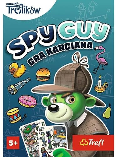 Trefl - Spy Guy Kartenspiel - Koop-Beobachtungsspiel, Taschen-Familienspiel, Suche Trail, für Erwachsene und Kinder ab 5 Jahren