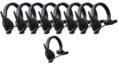 Accsoon - Como - Enthält EIN Host-Headset und Acht Remote-Headsets - Ergonomisches Design - 400 Meter Reichweite